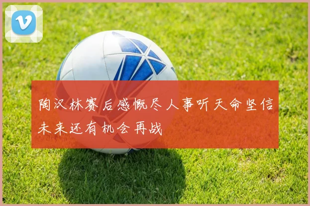 陶汉林赛后感慨尽人事听天命坚信未来还有机会再战